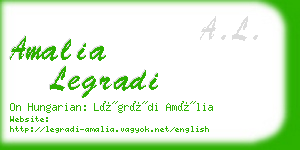amalia legradi business card